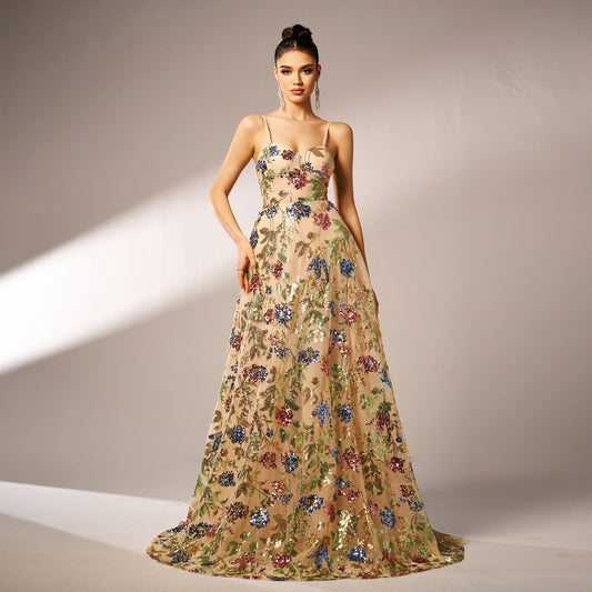 Elegant Sleeveless Long Dress For Women