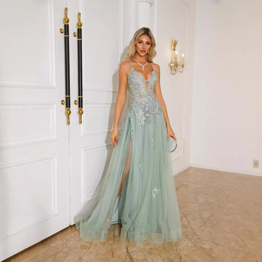 Evening Long Dresses Suspender For Women