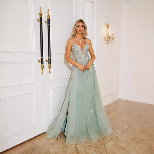 Evening Long Dresses Suspender For Women